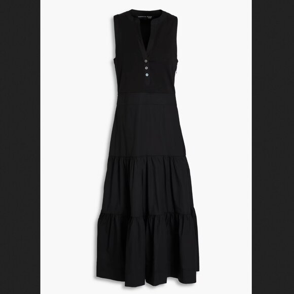 NEW size XL 12 Veronica Beard Black Maxi Dress - Picture 3 of 7